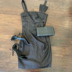 Trina Turk Chocolate Sparkle Dress size 4